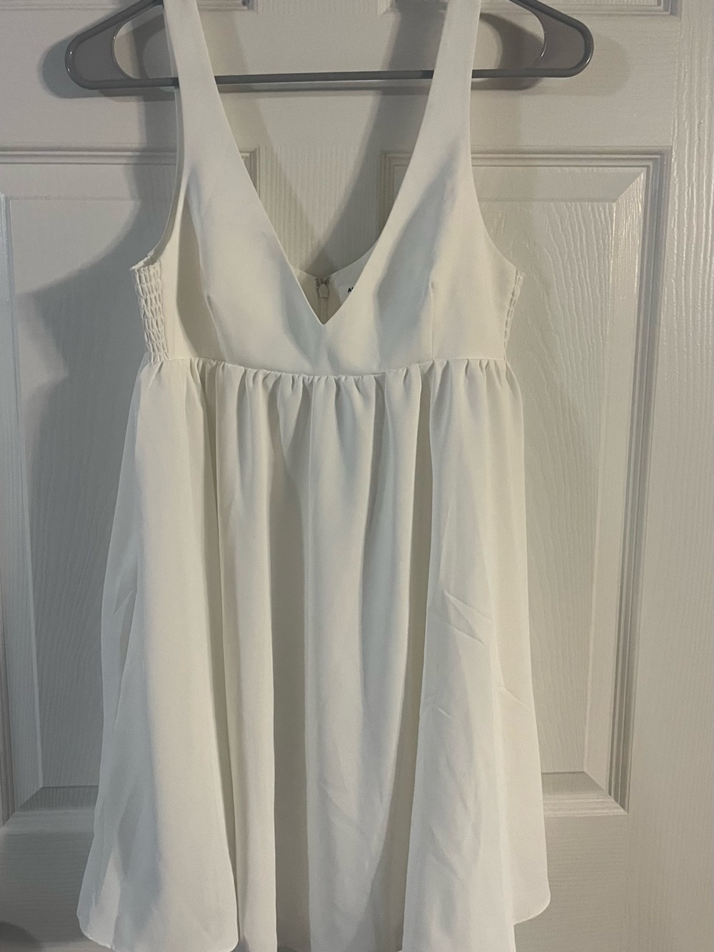 Amanda Uprichard Eloise Ivory Mini Dress
